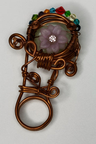 Copper with Swarovski