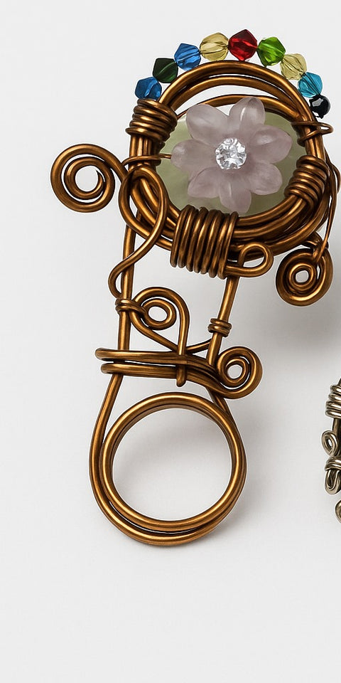 Copper with Swarovski