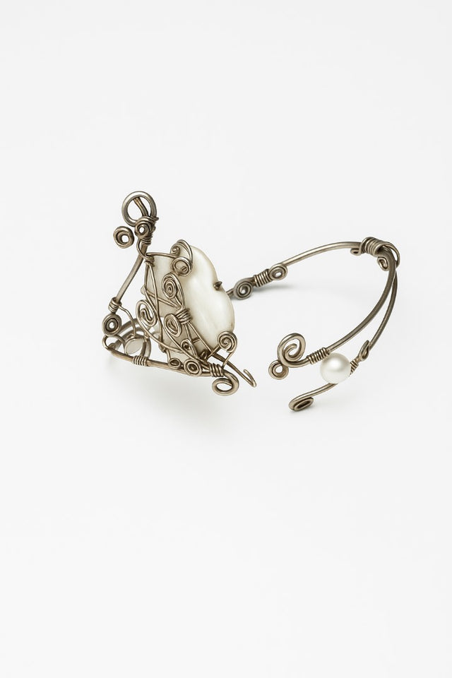 Mother of pearl & sterling silver