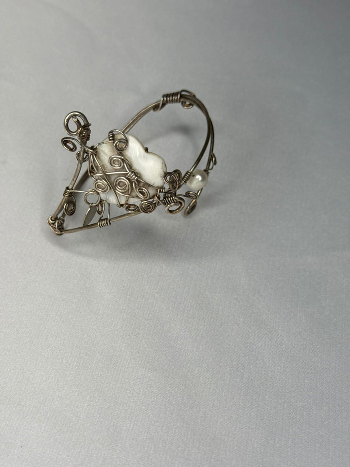 Mother of pearl & sterling silver