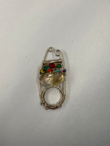 Sterling silver with Quartz & Swarovski-set
